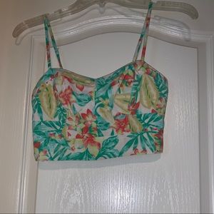 Tropical crop top